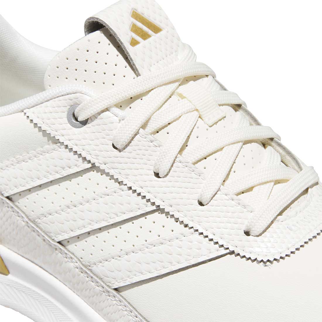 Adidas Women's S2G Spikeless Leather '25 Golf Shoes Off White/Gold
