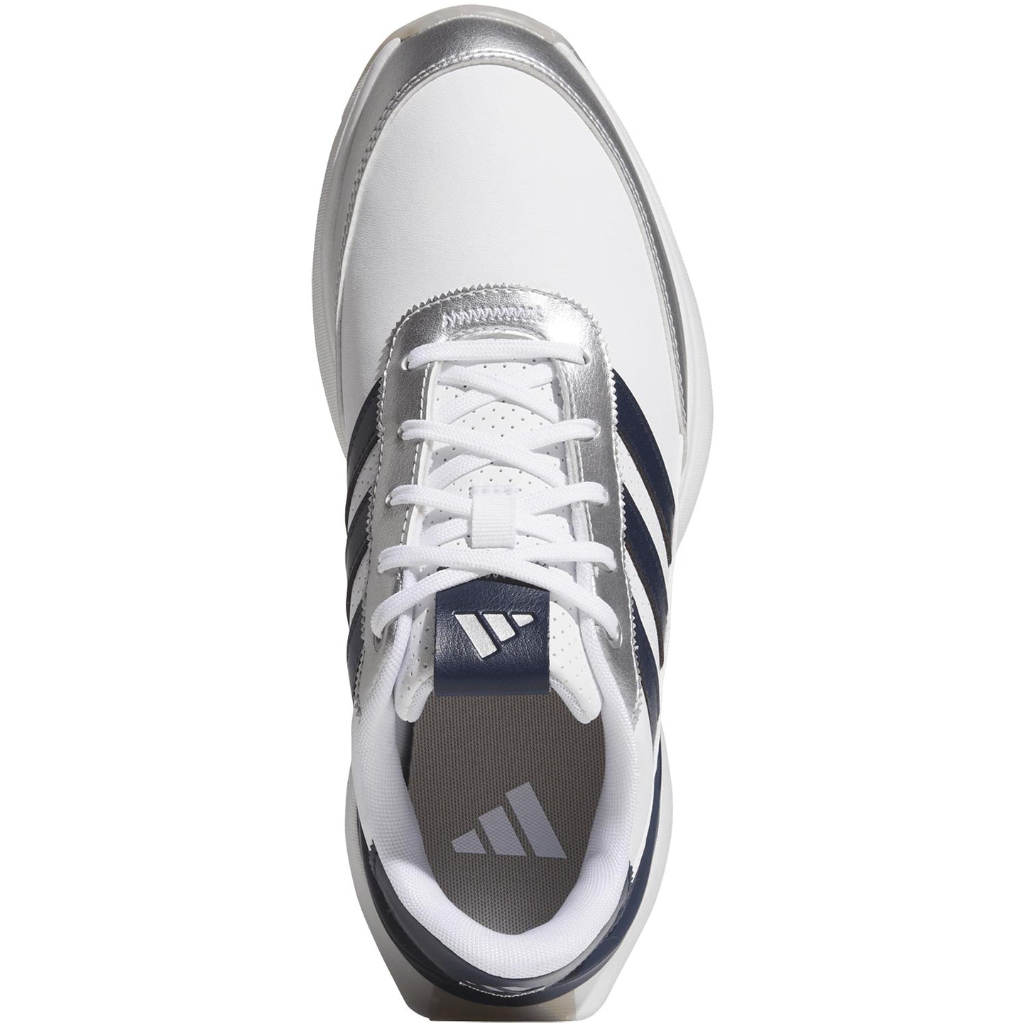 Adidas Women's S2G Spikeless Leather 25 Golf Shoes White/Night Indigo/Grey Two
