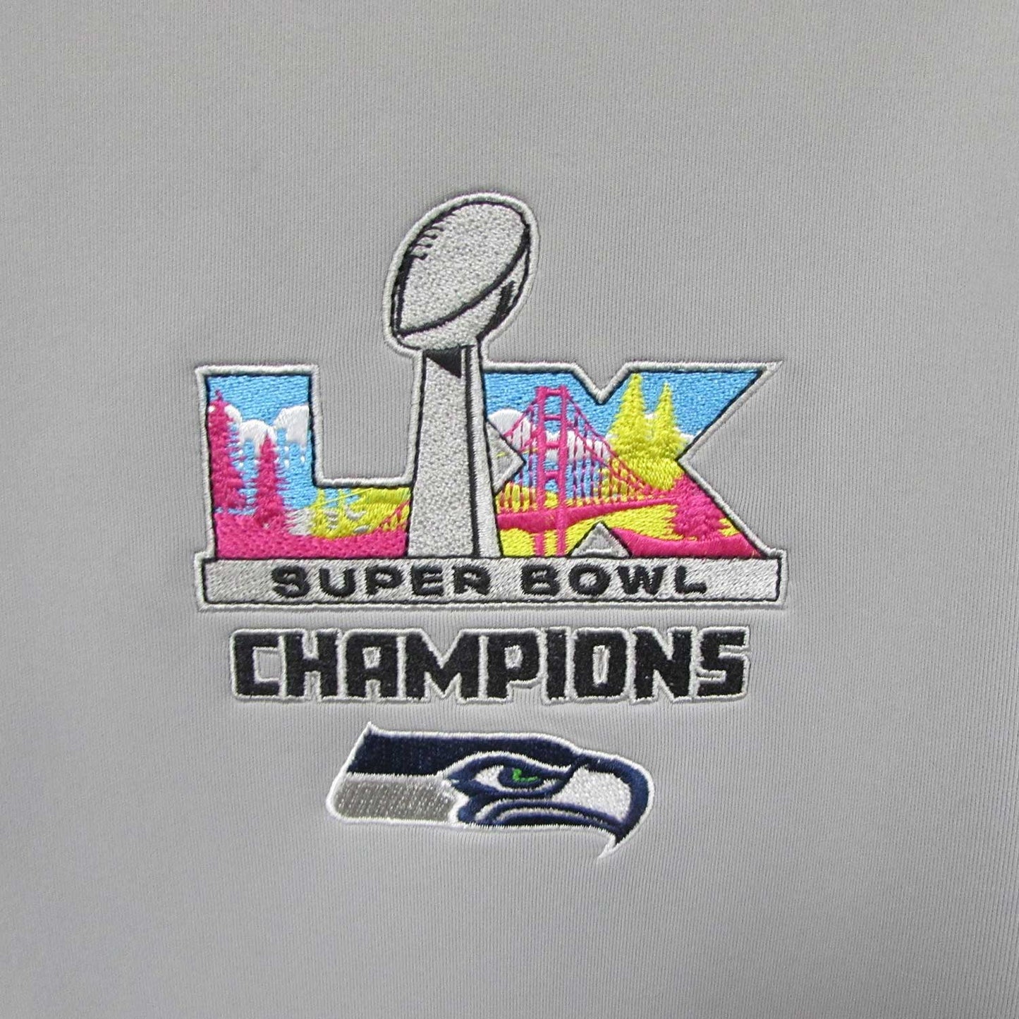 Antigua Seattle Seahawks Super Bowl LX Champions Insider Quarter Zip Golf Pullover