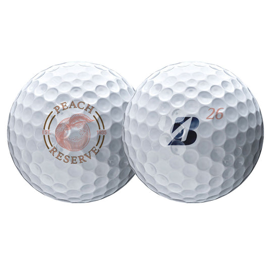 Bridgestone Tour B X Peach Reserve Golf Balls