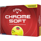 Callaway Chrome Soft TruTrack Yellow Golf Balls