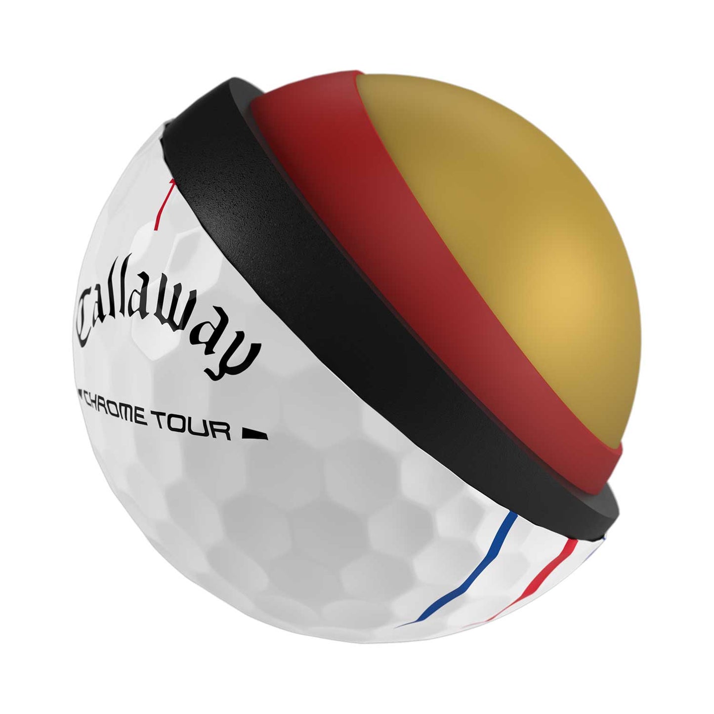 Callaway Chrome Tour Triple Track White Personalized Golf Balls