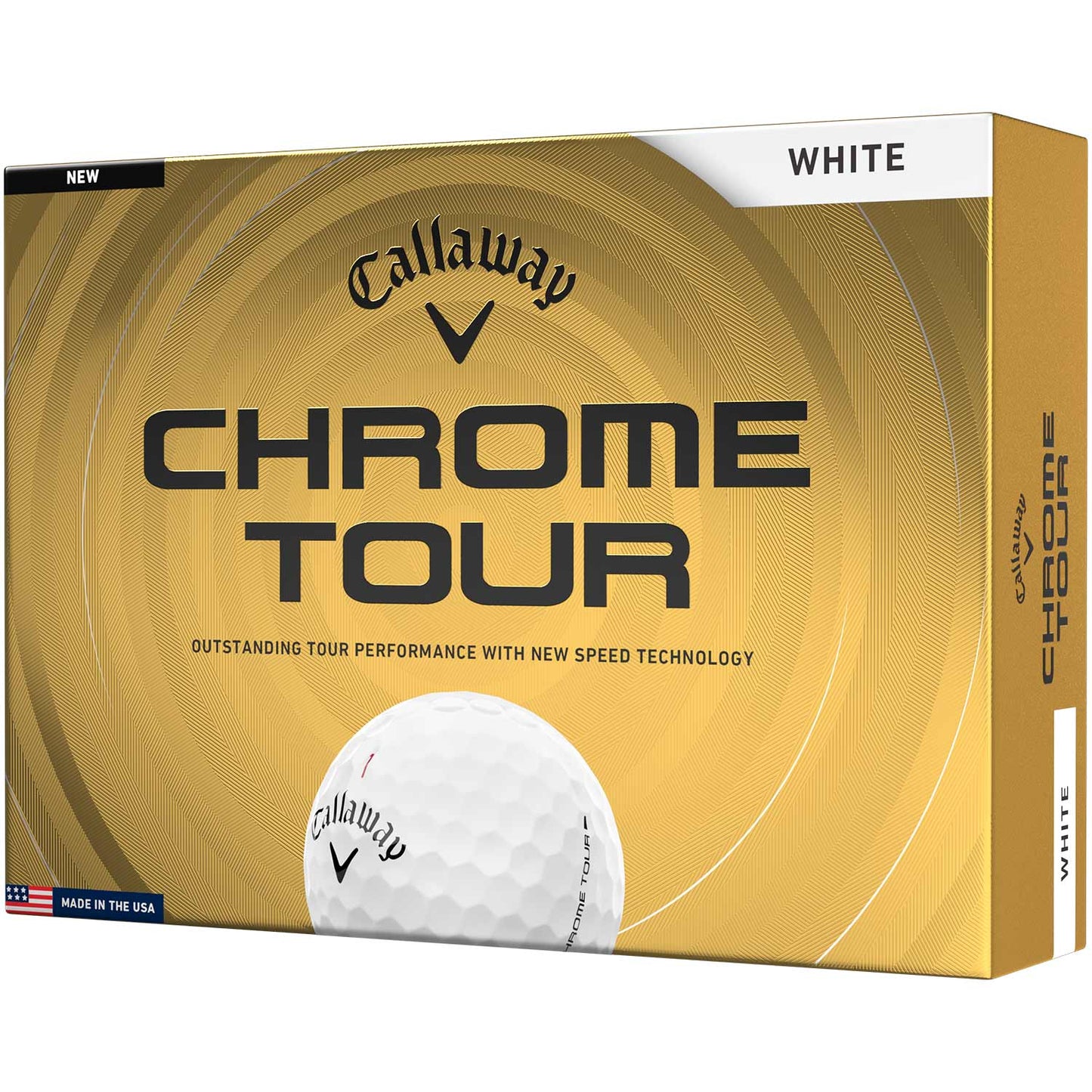 Callaway Chrome Tour White Personalized Golf Balls