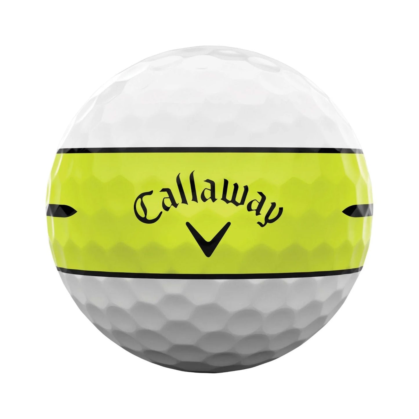Callaway Chrome Tour X 360 Yellow Stripe Golf Balls