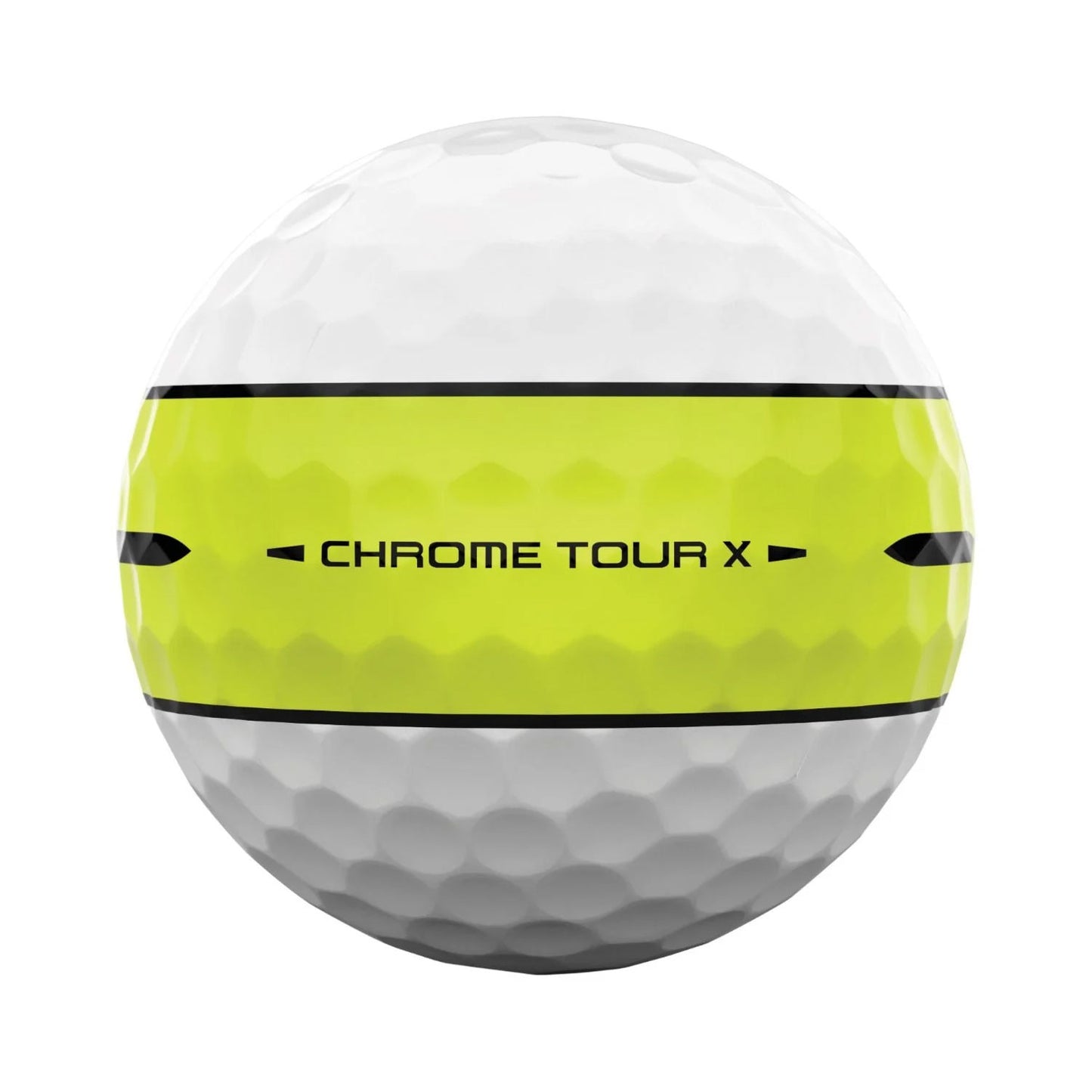 Callaway Chrome Tour X 360 Yellow Stripe Golf Balls