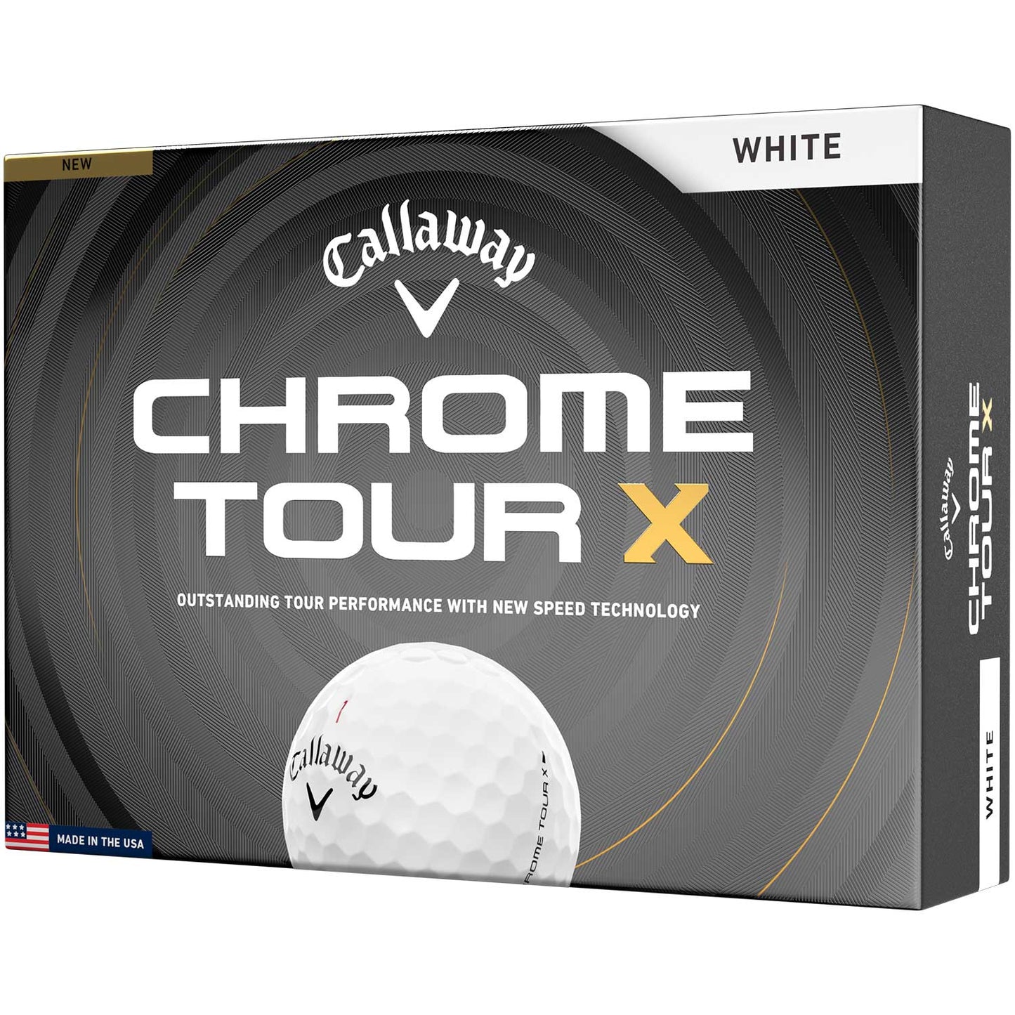 Callaway Chrome Tour X White Personalized Golf Balls