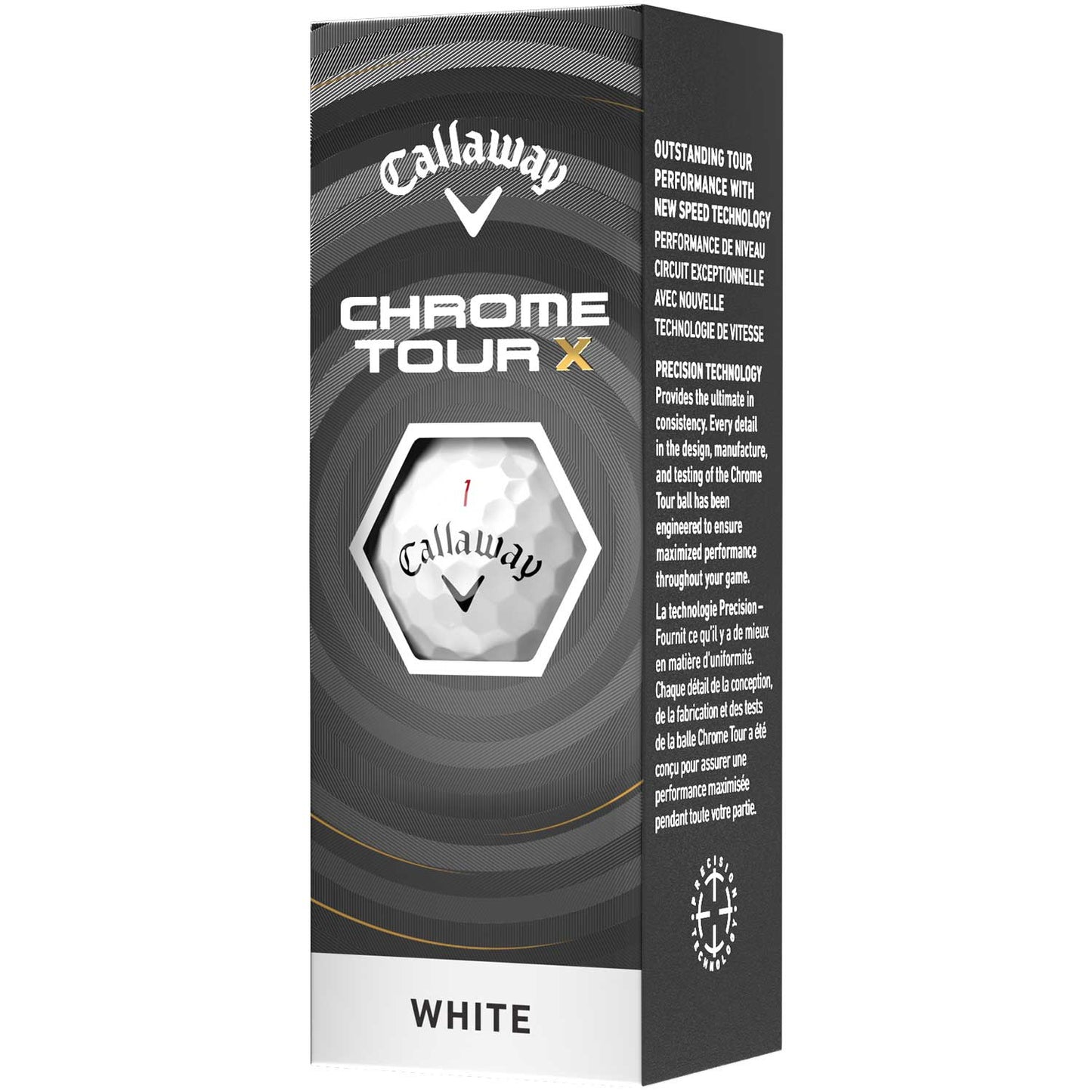 Callaway Chrome Tour X White Personalized Golf Balls