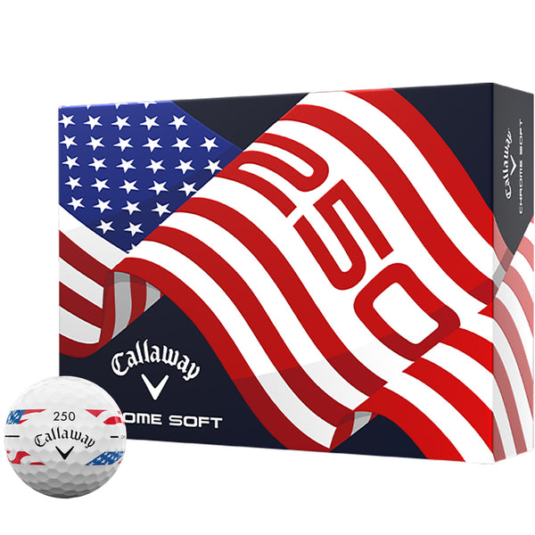 Callaway Chrome Soft Stripe USA250 Golf Balls – Golf Discount