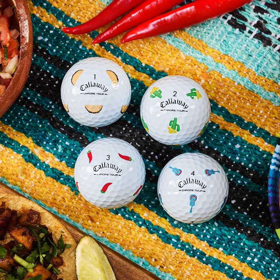 Callaway Chrome Tour Cinco De Mayo Golf Balls