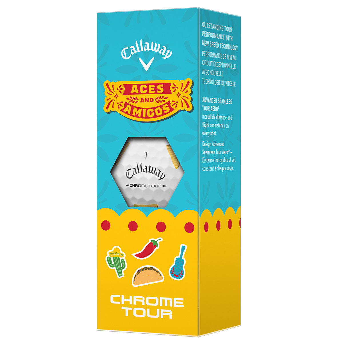 Callaway Chrome Tour Cinco De Mayo Golf Balls