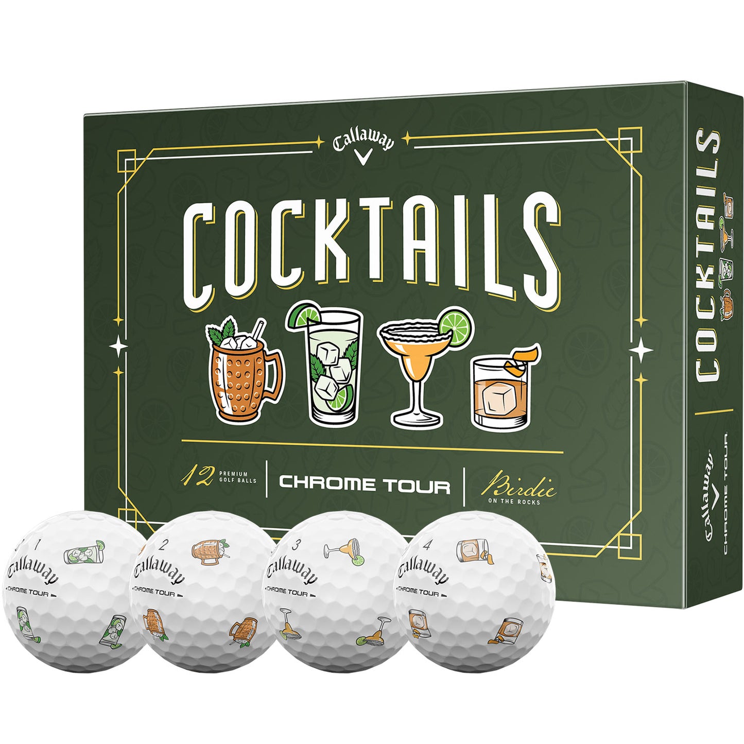 Callaway Chrome Tour Cocktails Golf Balls