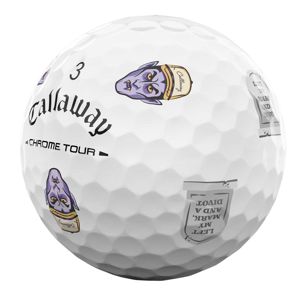 Callaway Chrome Tour Halloween Golf Balls