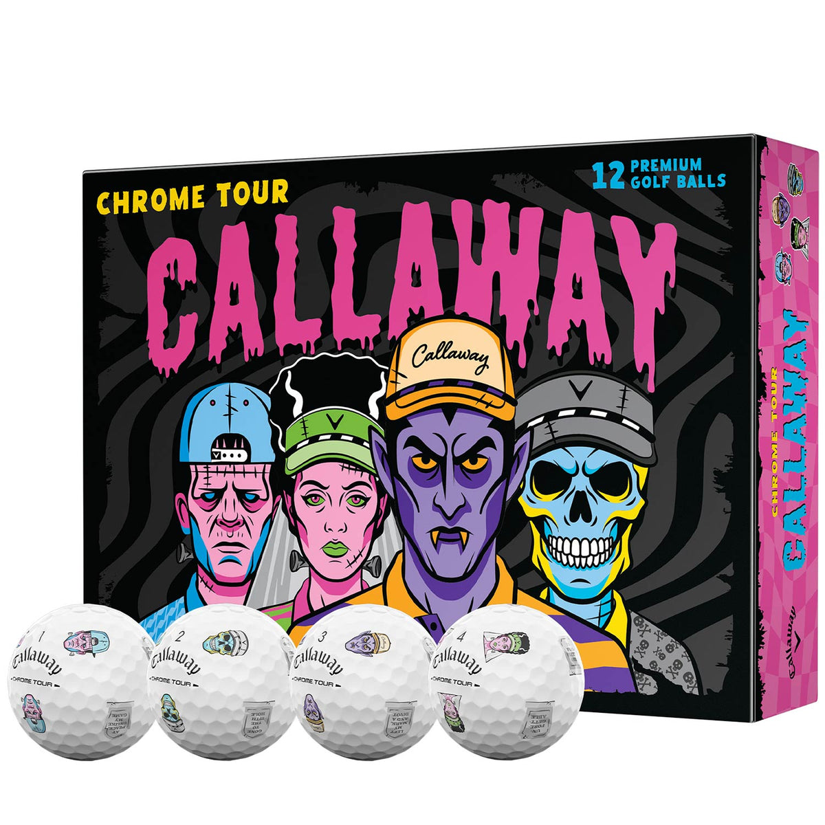 Callaway Chrome Tour Halloween Golf Balls