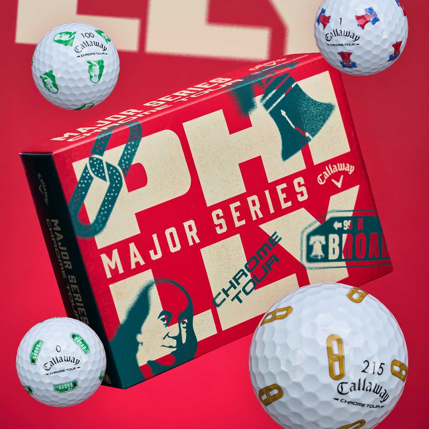 Callaway Chrome Tour May Major Golf Balls
