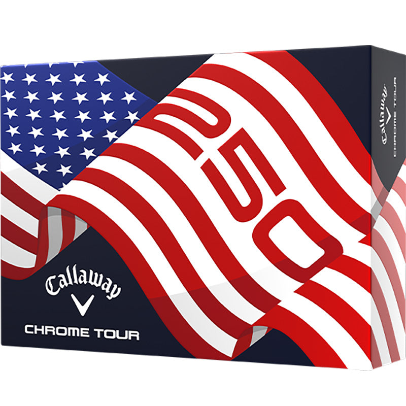 Callaway Chrome Tour Stripe USA250 Golf Balls
