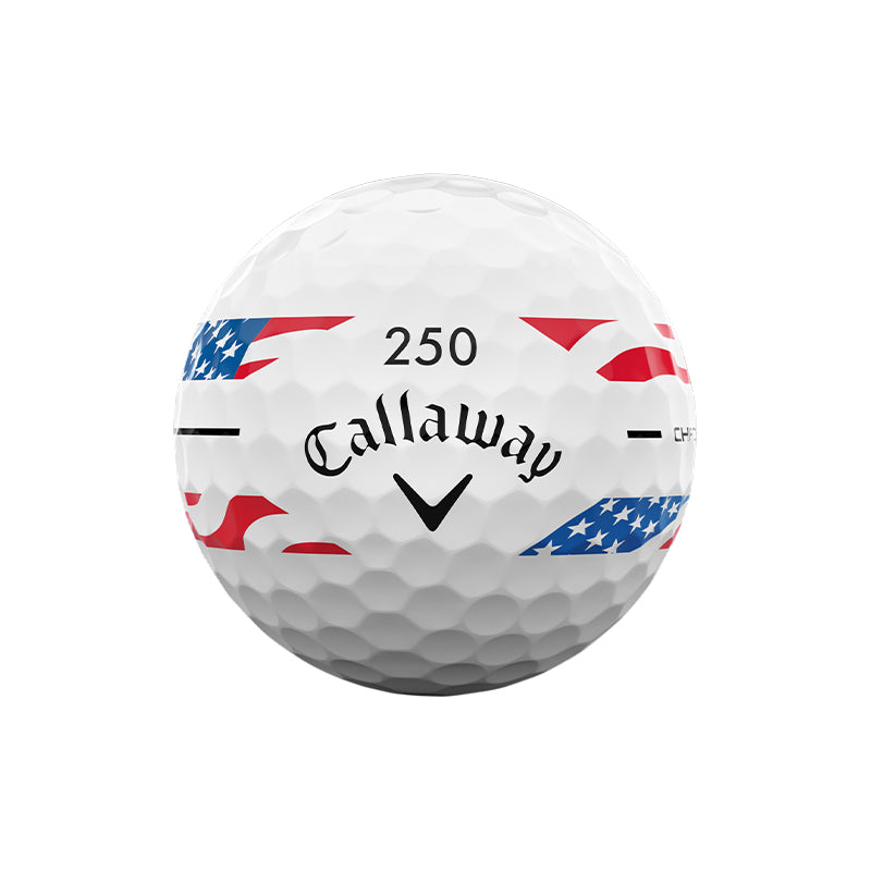 Callaway Chrome Tour Stripe USA250 Golf Balls