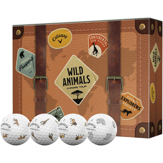 Callaway Chrome Tour Wild Animals Golf Balls