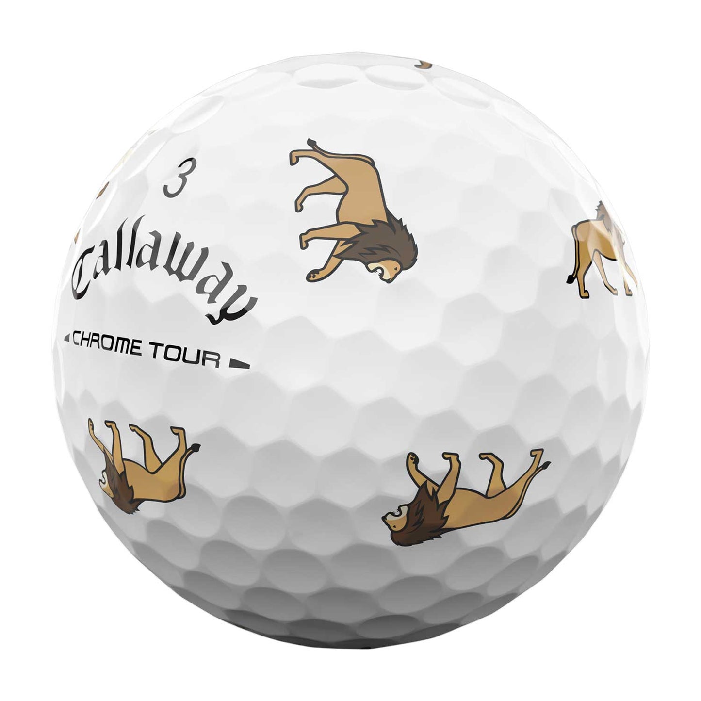 Callaway Chrome Tour Wild Animals Golf Balls