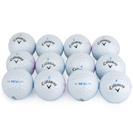 Callaway 2021 Women's REVA Pearl Logo Overrun Bagged Golf Balls