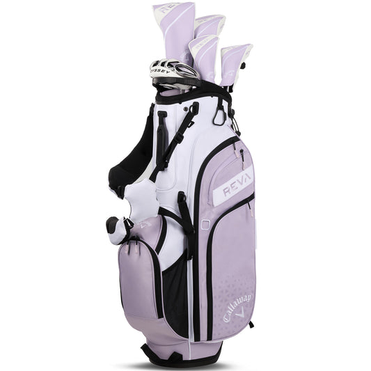Callaway Women's REVA 11-Piece Complete Stand Bag Set Violet Mist