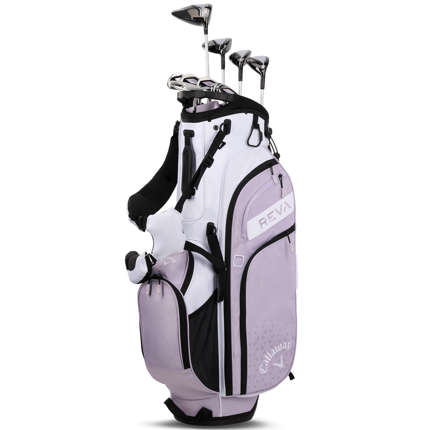 Callaway Women's REVA 11-Piece Complete Stand Bag Set Violet Mist