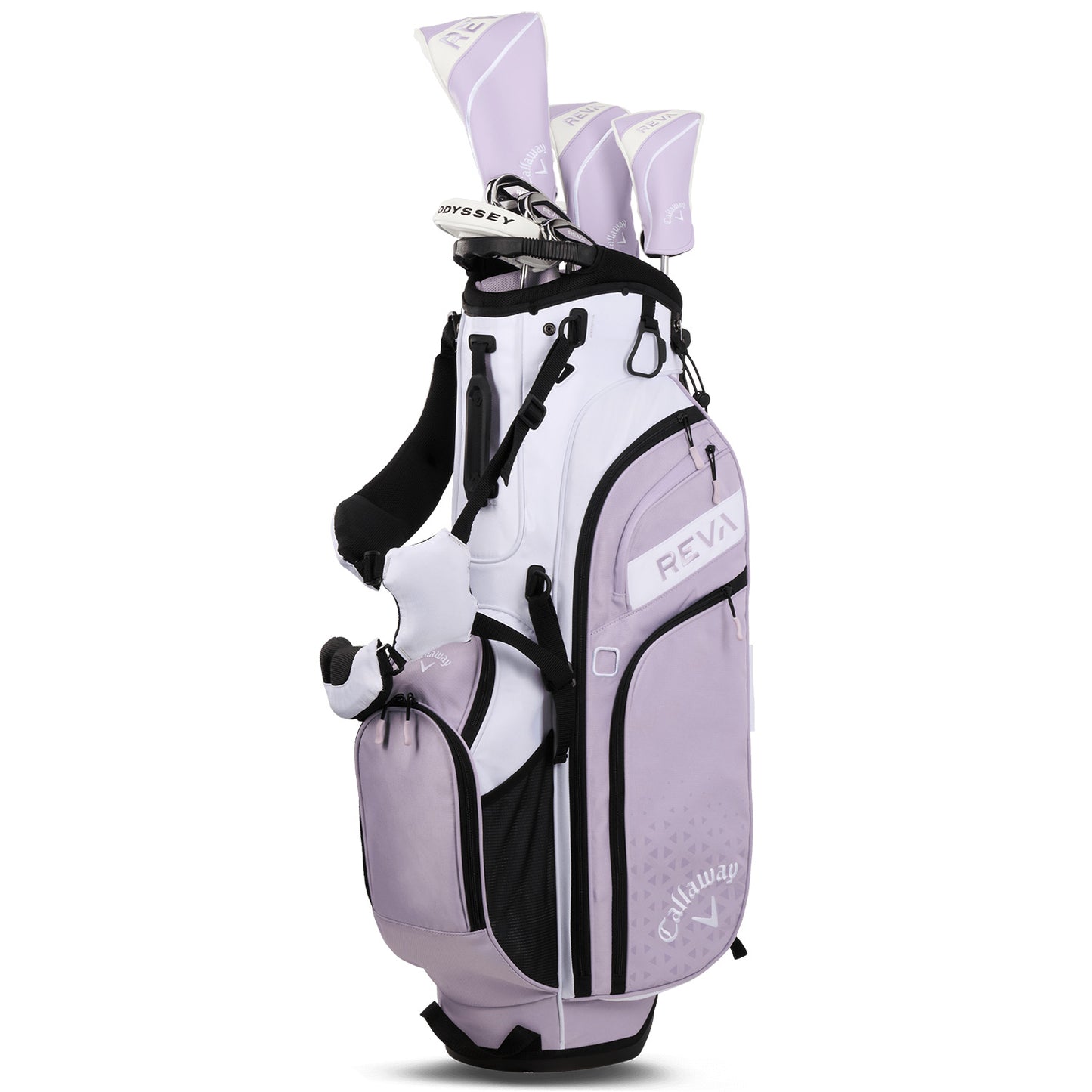 Callaway Women's REVA 8-Piece Complete Stand Bag Set Violet Mist