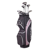 Cobra Women's Fly-XL 12-Piece Cart Bag Complete Set Black/Lilac