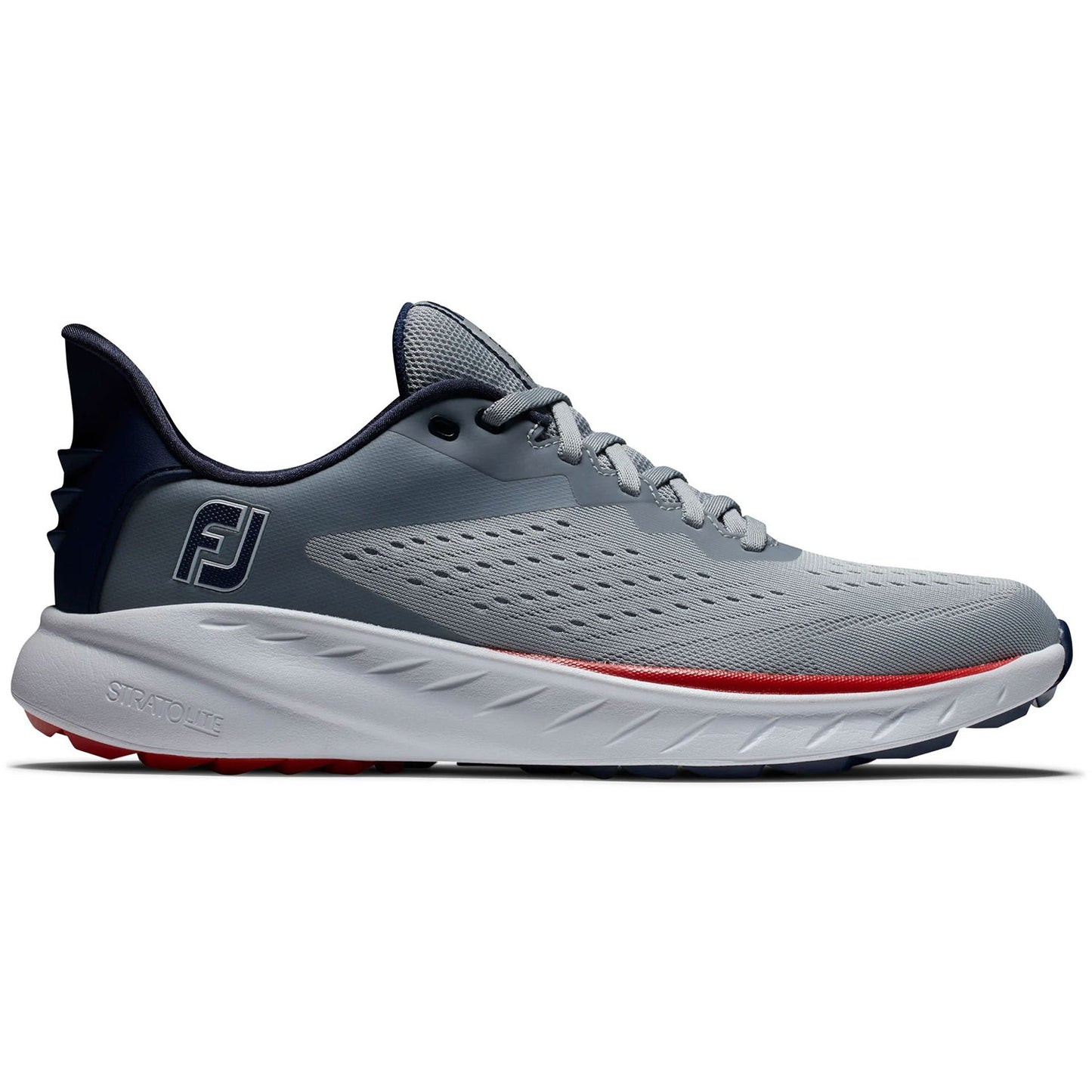 FootJoy FJ Flex XP Golf Shoes Grey/Red