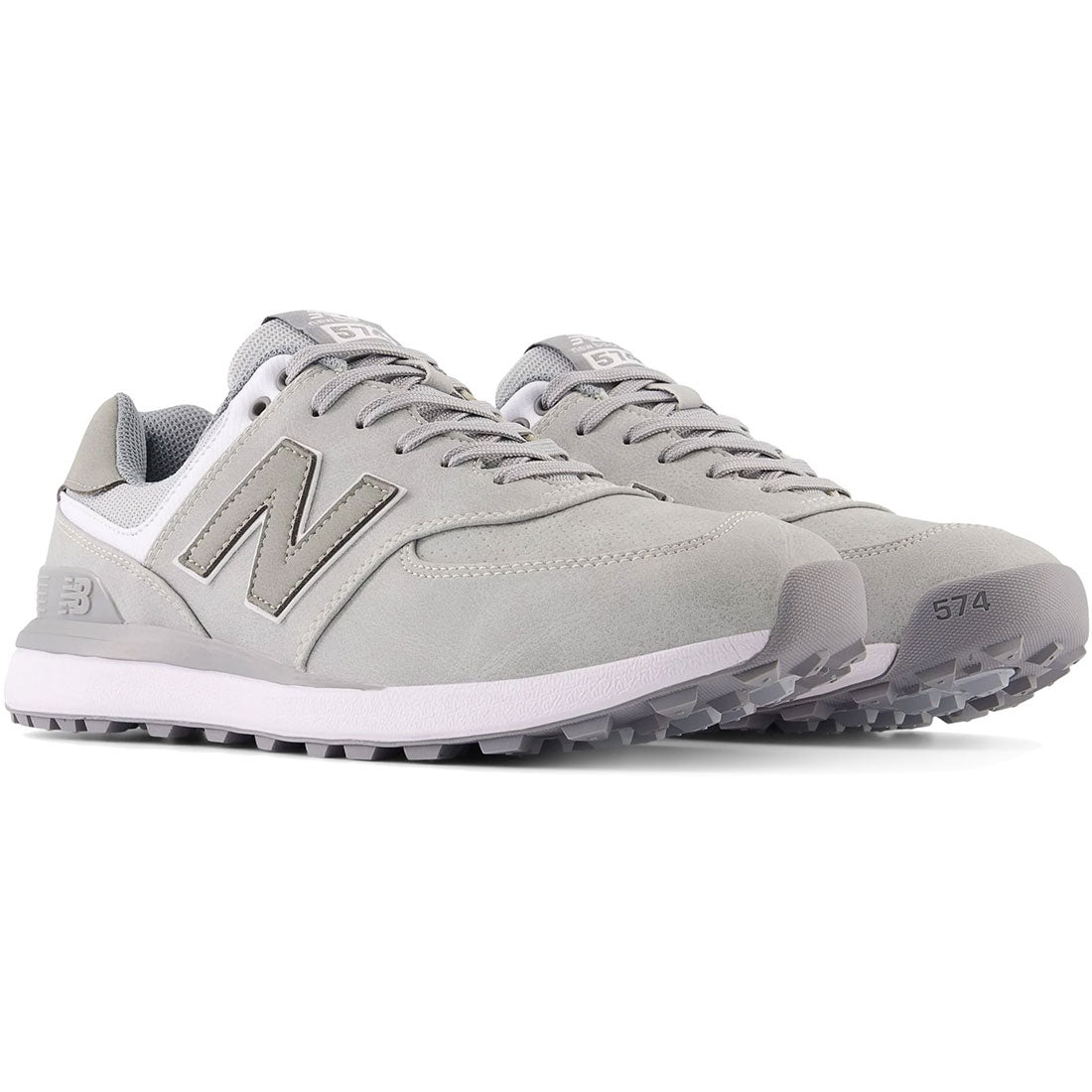 New Balance 574 Greens V2 Golf Shoes Light Grey