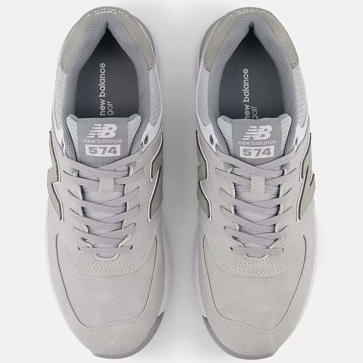 New Balance 574 Greens V2 Golf Shoes Light Grey
