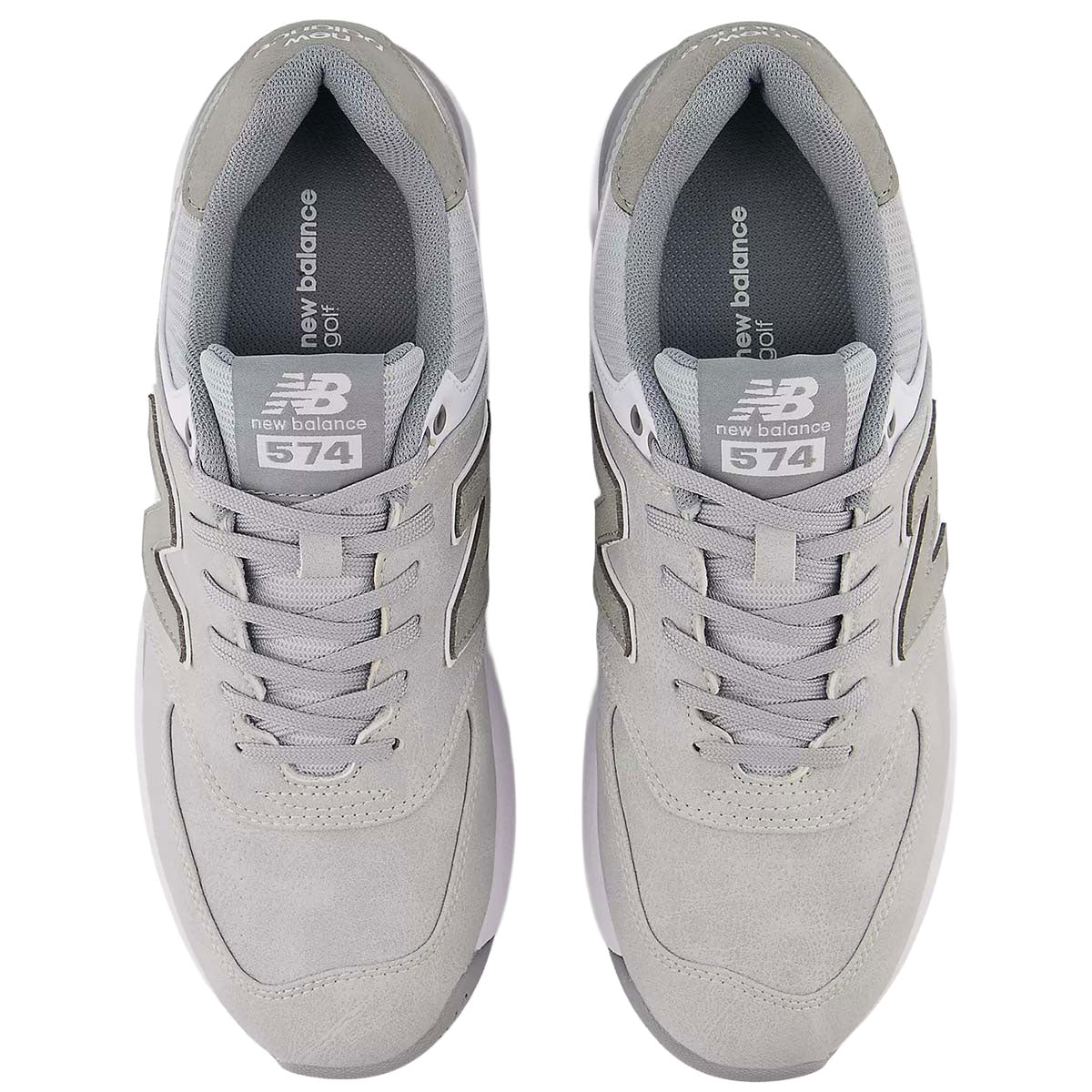 New Balance 574 Greens V2 Golf Shoes Light Grey