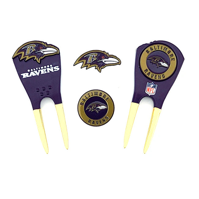 Pac Golf NFL Ball Marker Divot Tool Set