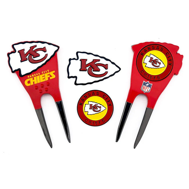 Pac Golf NFL Ball Marker Divot Tool Set