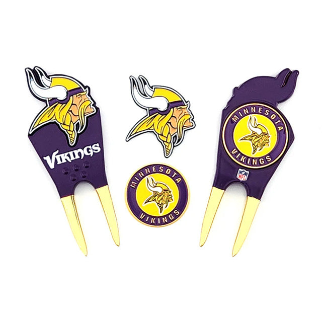 Pac Golf NFL Ball Marker Divot Tool Set