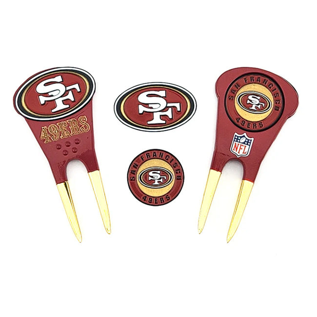 Pac Golf NFL Ball Marker Divot Tool Set