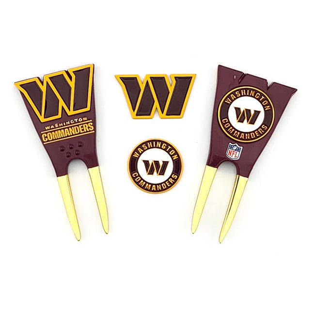 Pac Golf NFL Ball Marker Divot Tool Set