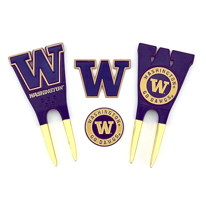 Pac Golf NCAA Ball Marker Divot Tool Set