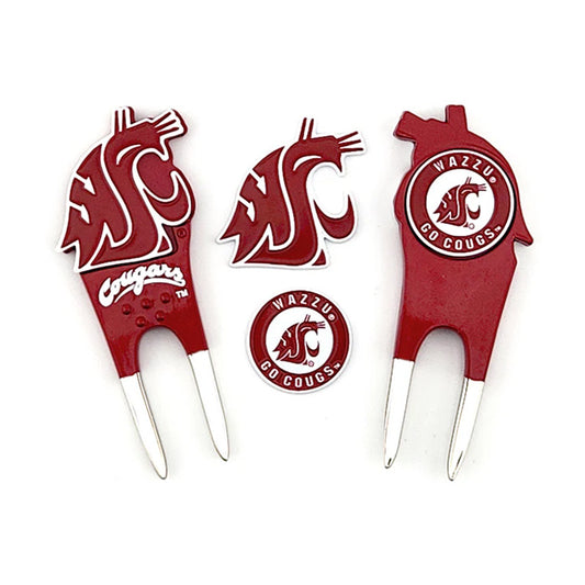 Pac Golf NCAA Ball Marker Divot Tool Set