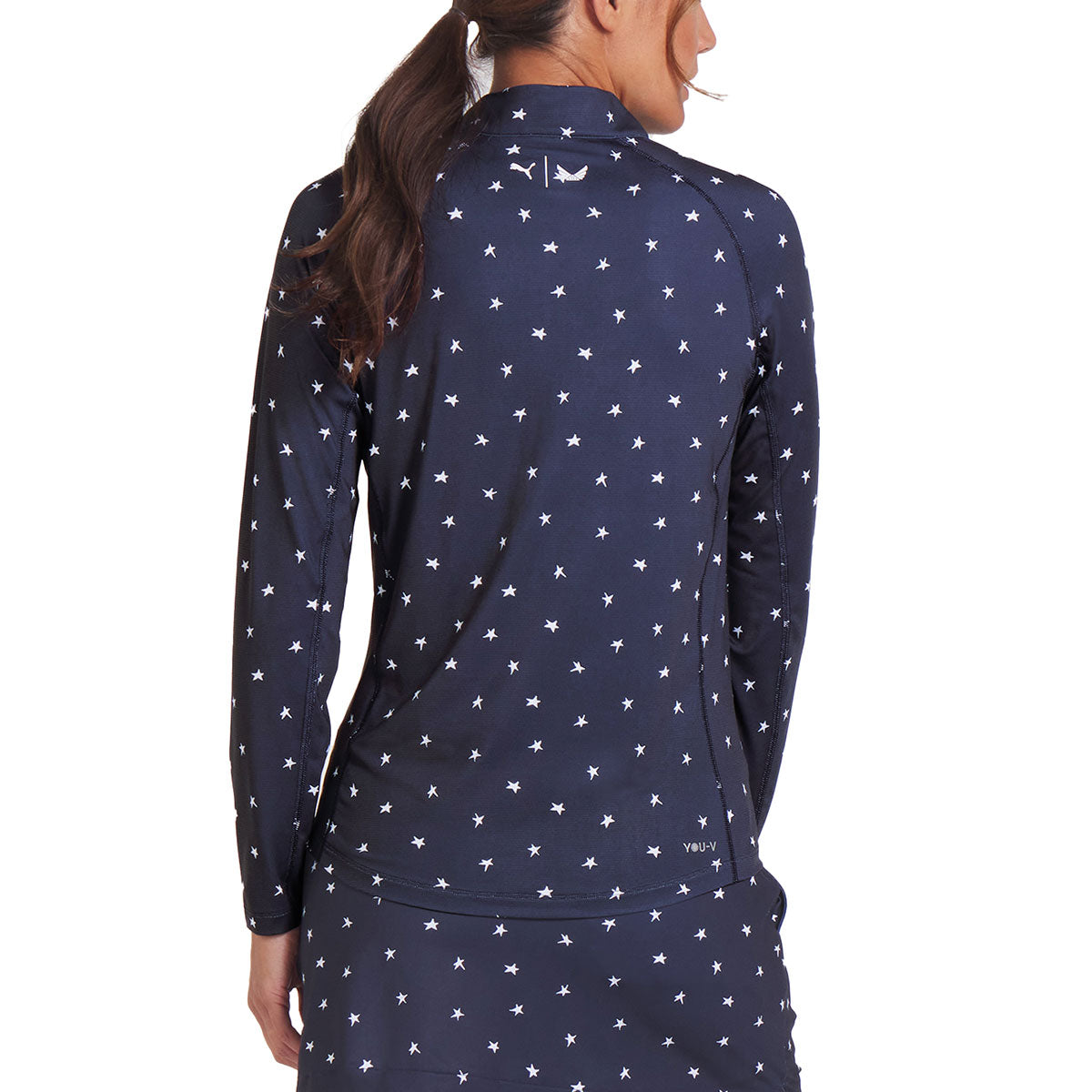 Puma Women's Volition You-V Star Golf Quarter Zip Pullover