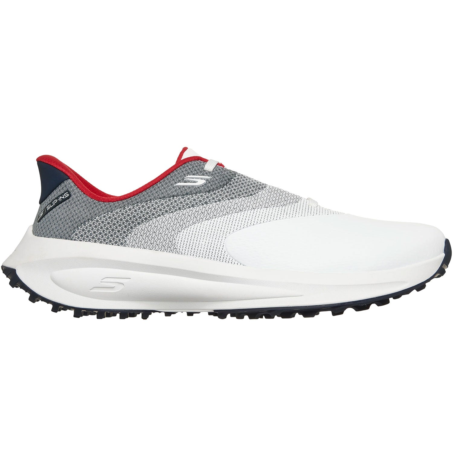 Skechers GO GOLF Flow SL Slip-ins Golf Shoes White/Navy/Red – Golf