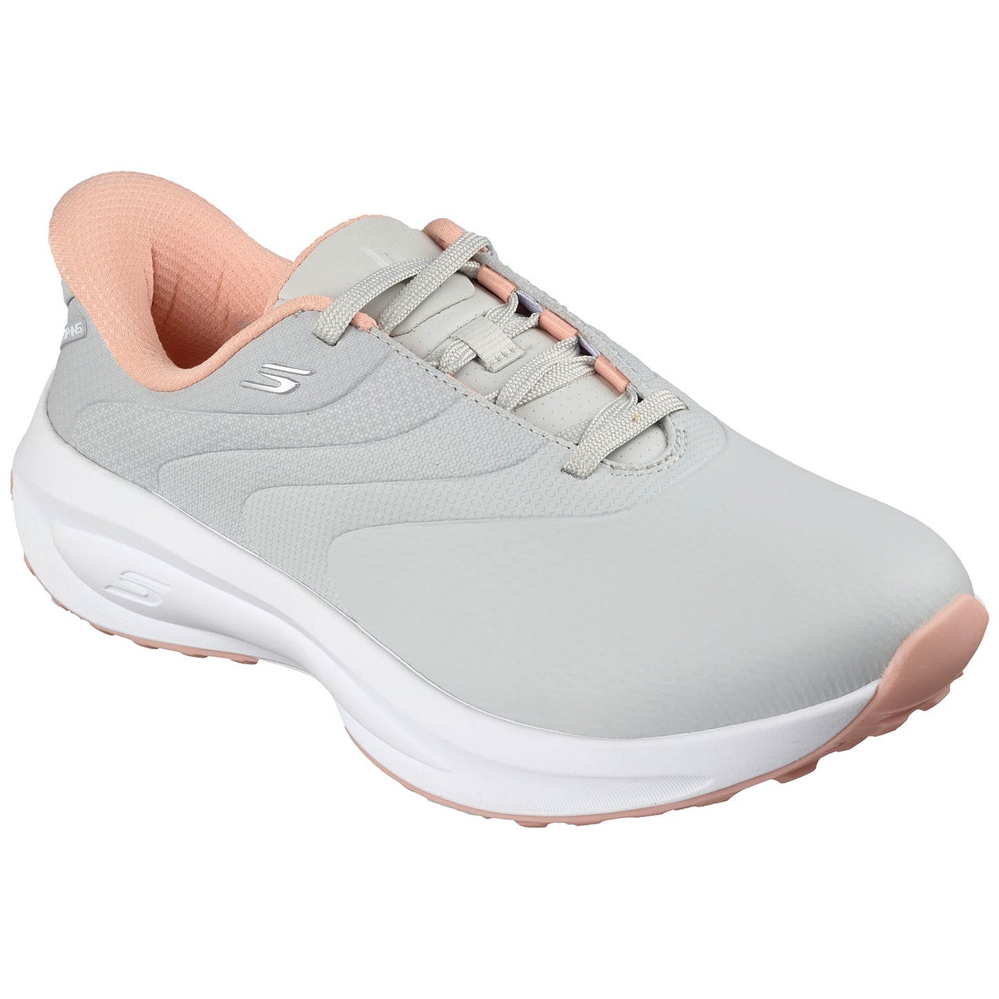 Skechers Women's GO GOLF Flow SL Slip-ins Golf Shoes Light Grey/Pink