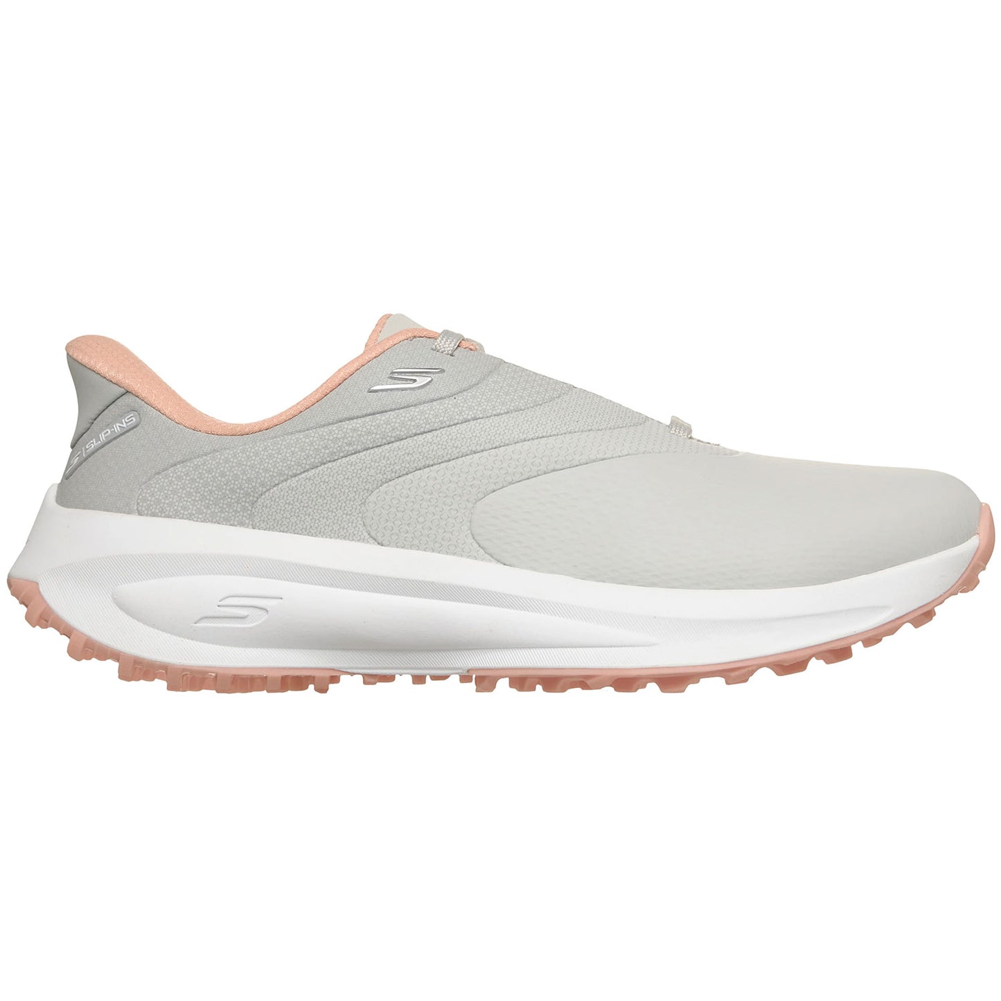 Skechers Women's GO GOLF Flow SL Slip-ins Golf Shoes Light Grey/Pink