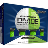 Srixon Q-Star Tour 6 Divide Green/White Golf Balls