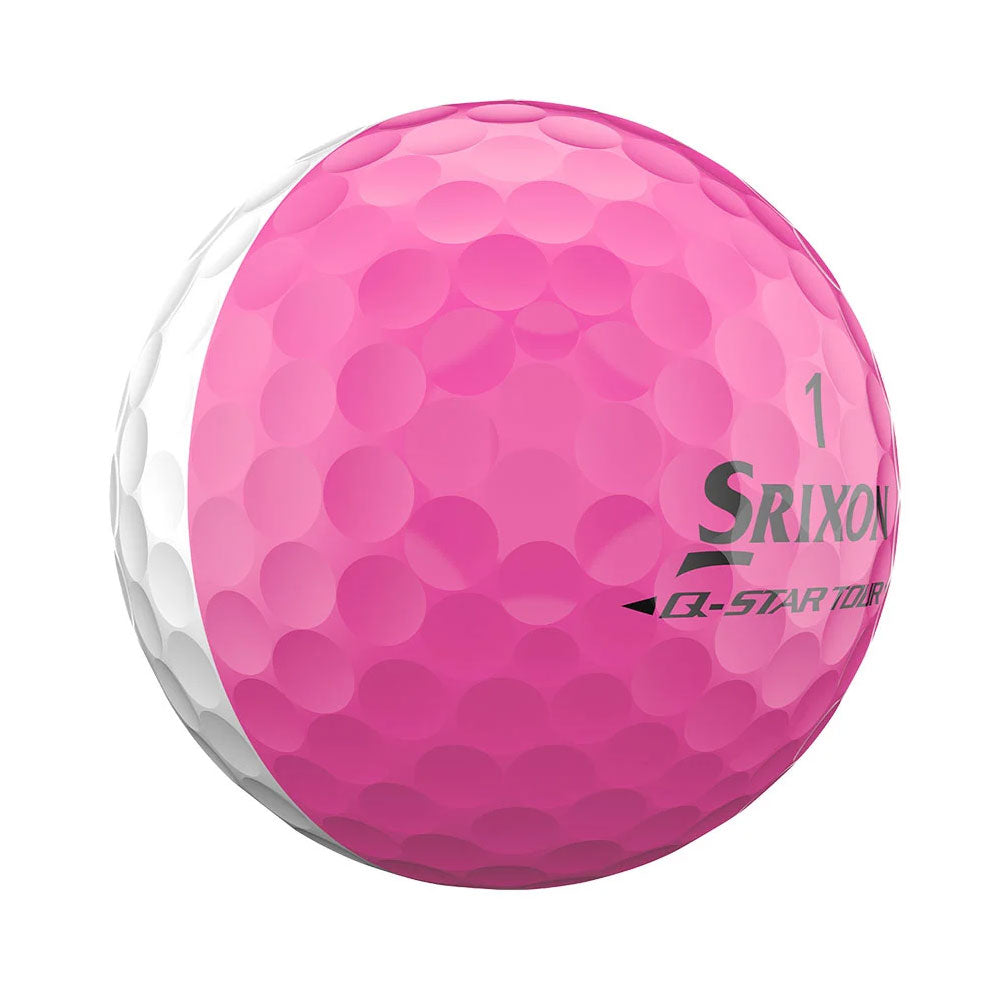 Srixon Q-Star Tour 6 Divide Pink/White Golf Balls