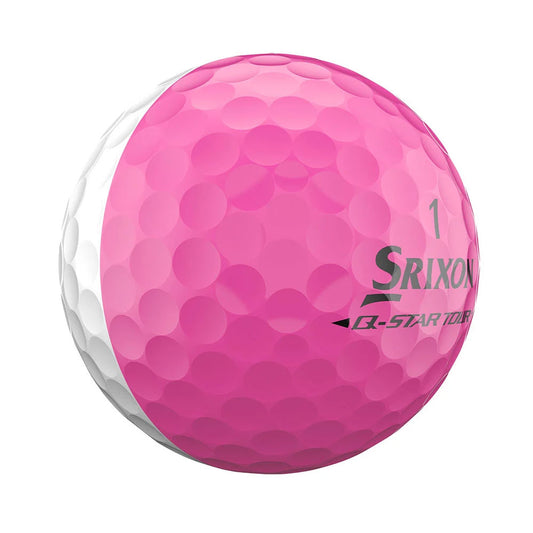 Srixon Q-Star Tour 6 Divide Pink/White Golf Balls