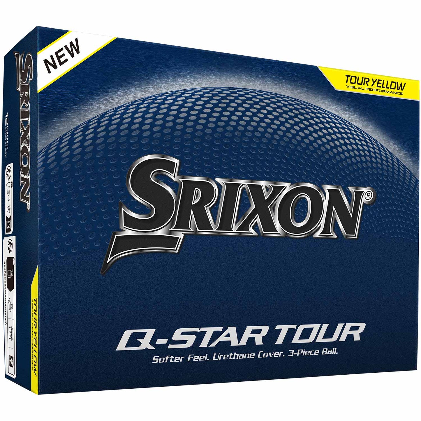Srixon Q-Star Tour 6 Personalized Yellow Golf Balls