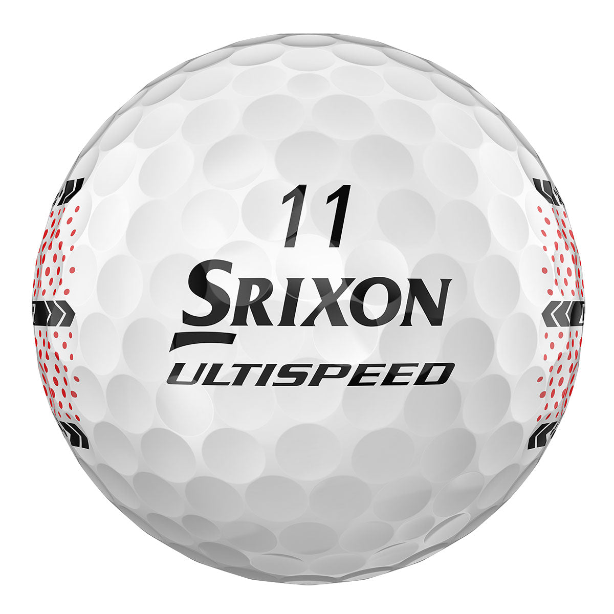 Srixon Q-Star Ultispeed Trackline White Golf Balls