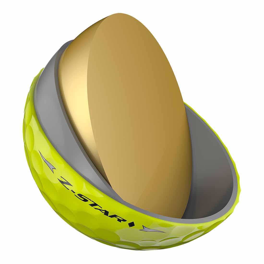 Srixon Z-Star Diamond 3 Yellow Personalized Golf Balls