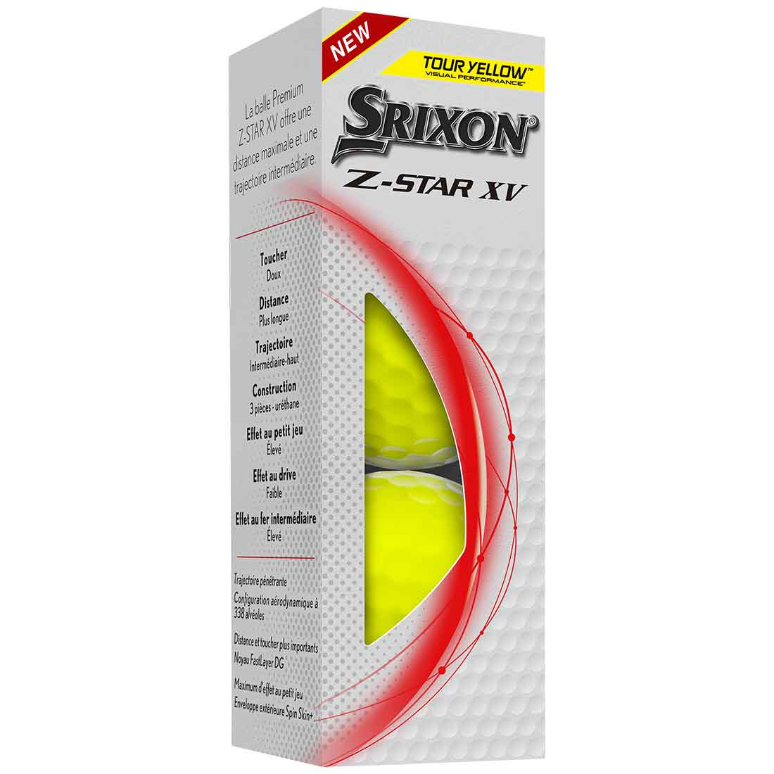Srixon Z-Star XV 8 Yellow Golf Balls