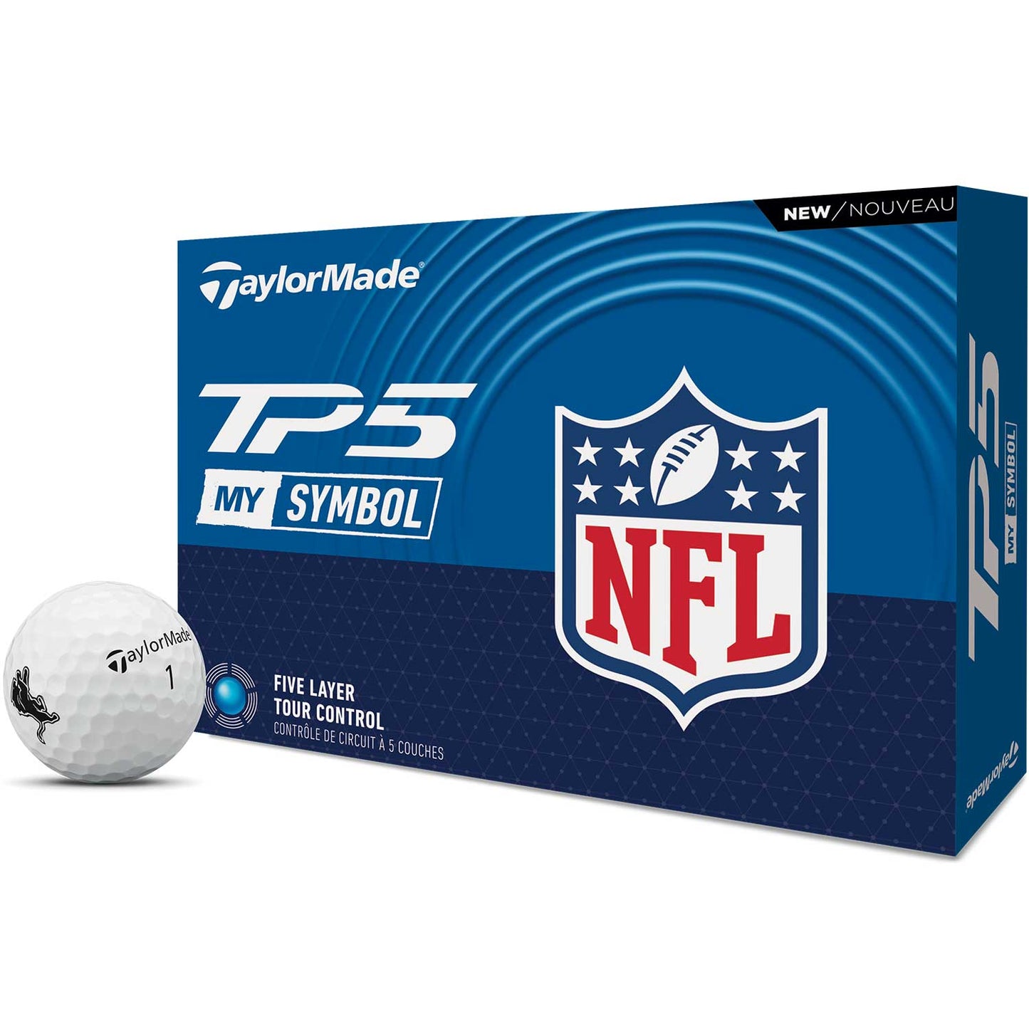 TaylorMade TP5 NFL Logo Golf Balls